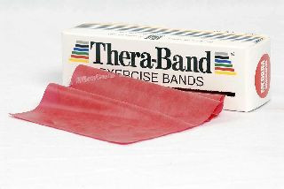 Thera-Band gumiszalag (Piros közepes) 5,5m