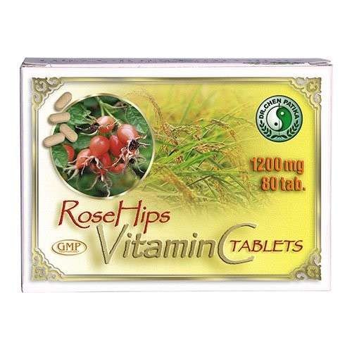 Dr. Chen Cvitamin+csipkebogyó kivonat (Rosehips) 1200mg - 80db