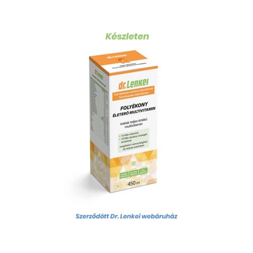 Dr. Lenkei Folyékony Életerő Multivitamin - 450 ml (narancs)
