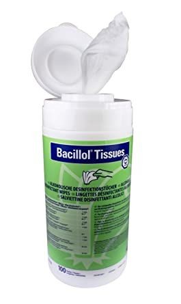 Bacillol Tissues felületfertőtlenítő kendő - 100db