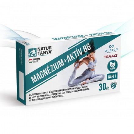 Natur Tanya Vegán Magnézium + Aktív B6-vitamin