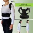ElastoFix tartásjavító háttámasz merevítéssel és elasztikus pántrendszerrel 