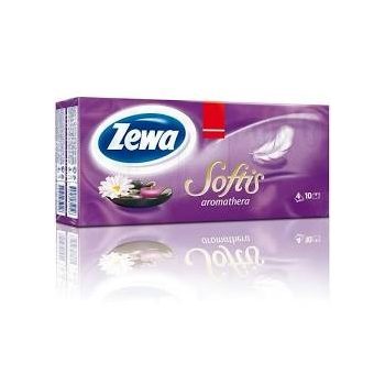 Zewa Softis 4 rétegű papírzsebkendő (10x9db) - Aromathe