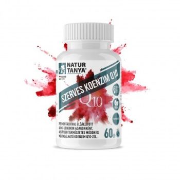   Natur Tanya® Szerves Koenzim Q10 – FERMENTÁLT NÖVÉNYI COQ10 (UBIKINON) tabletta 