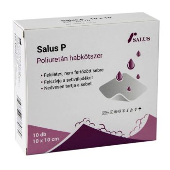 Salus P poliuretán steril habkötszer 10x10 cm - 5 db