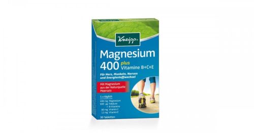 Kneipp Magnézium 400 plus (B+C+E Vitamin+Folsav) - 30db