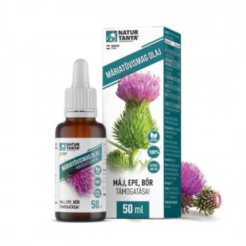   Natur Tanya® 100%-os Máriatövismag olaj hidegsajtolással prémium minőség. Külsőleg és belsőleg is alkalmazható 50ml