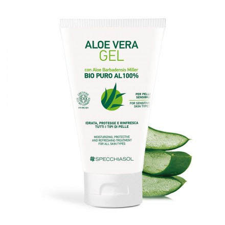 Natur Tanya® S. Aloe vera elsősegély gél - minden bőrtípus számára. ECOBIO minősítésű 100%-os, külsőleg