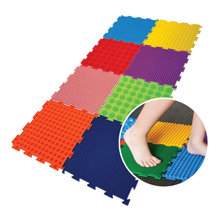 Szenzoros masszázsszőnyeg szett 8 db