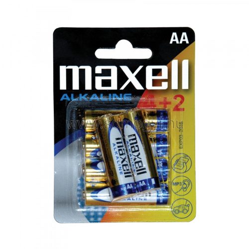 Maxell  Alkáli ceruza elem AA - 6db