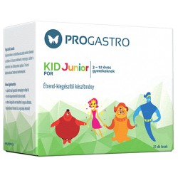 PROGASTRO Kid Junior (3-12év) élőflórás gyermek étrend kiegészítő -  31db