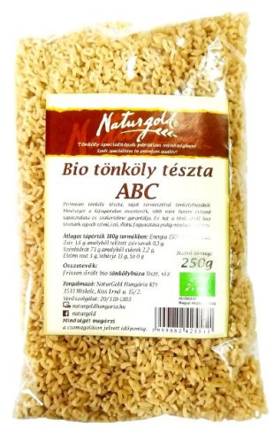 Bio tönköly ABC tészta 250g