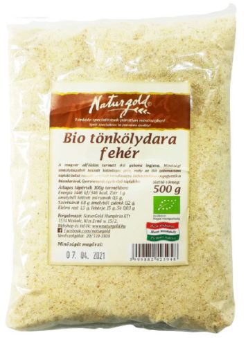 Bio tönköly fehér dara -500g