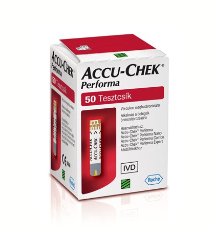 Accu-Chek Performa vércukor tesztcsík (50db)