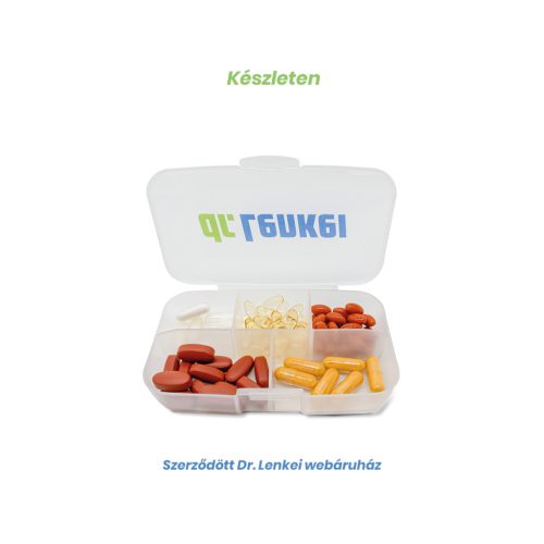 Dr. Lenkei Vitamintartó doboz - több rekeszes 