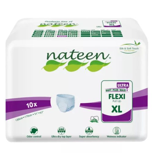 Nateen Flexi Ultra XL  inkontinencia pelenkanadrág 10db