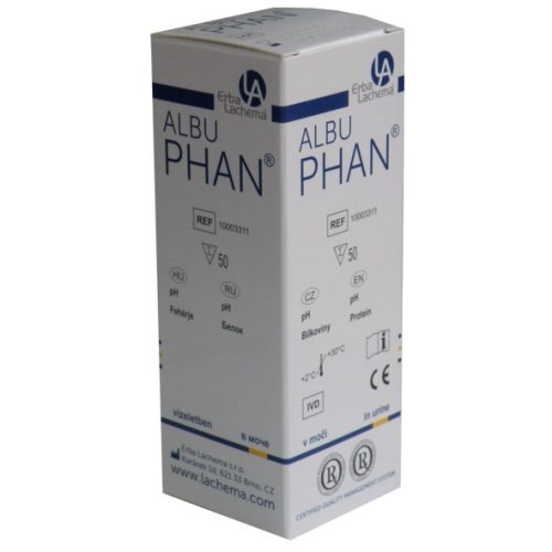 Albuphan vizelet tesztcsík - 50db