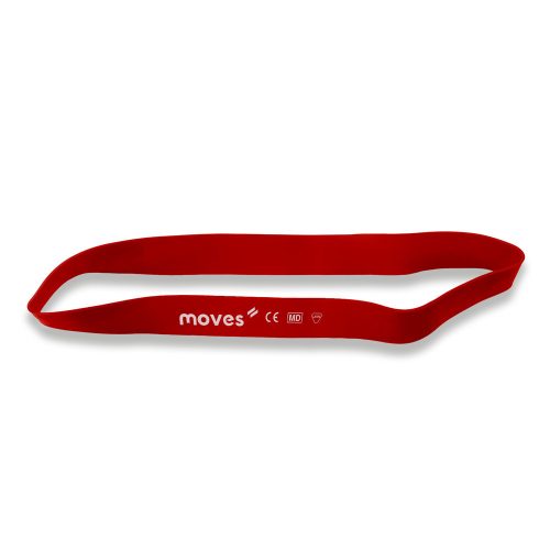 Moves Loop erősítő gumiszalag hurok | piros | 3.1-8.7kg | 30 x 2,5 cm