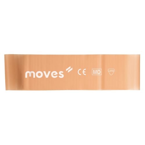 Moves Wide Loop széles erősítő gumiszalag hurok | bézs | 1.9-5.3kg | 30 x 7,5 cm 