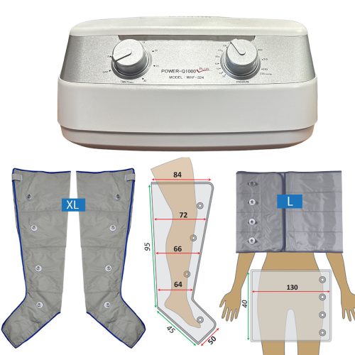 Power Q-1000 Plus készlet - XL lábpár és L öv mandzsetták
